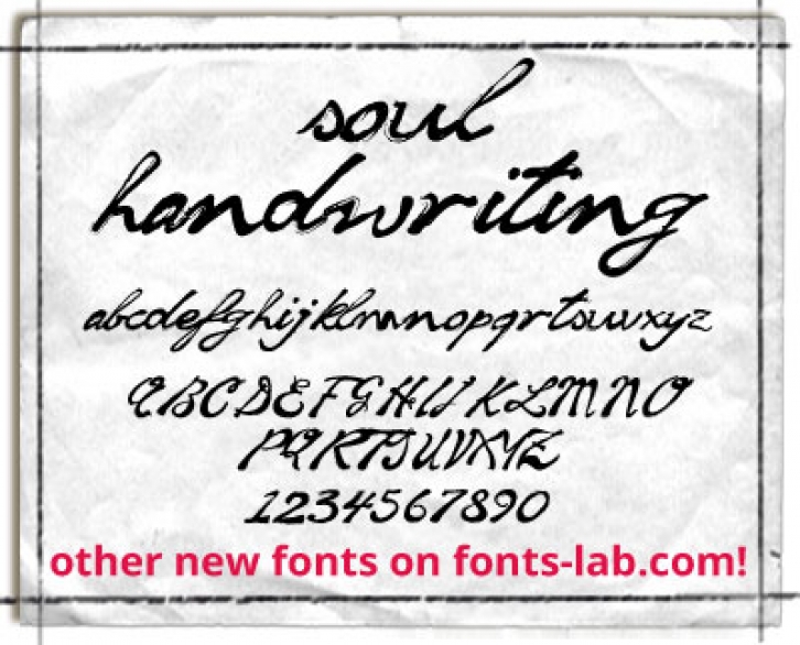 Soul handwriting Font Download