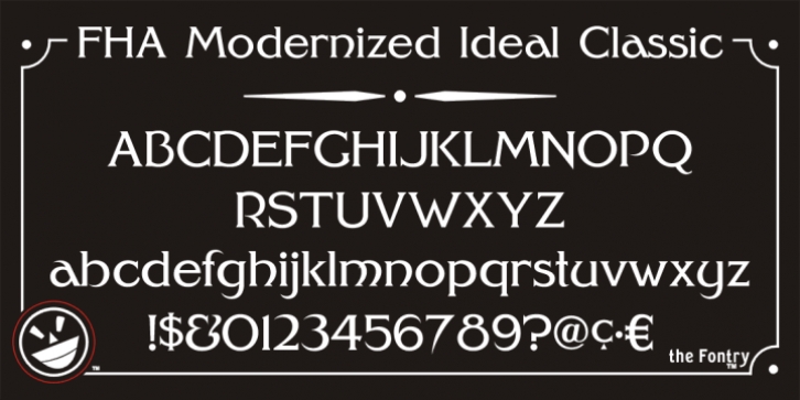 FHA Modernized Ideal ClassicNC Font Download