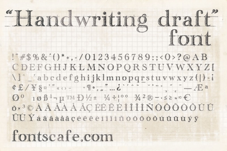 Handwriting draf Font Download