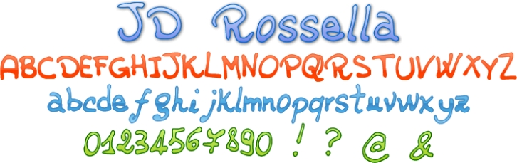 JDRossella Font Download