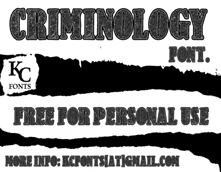 Criminology Font Download