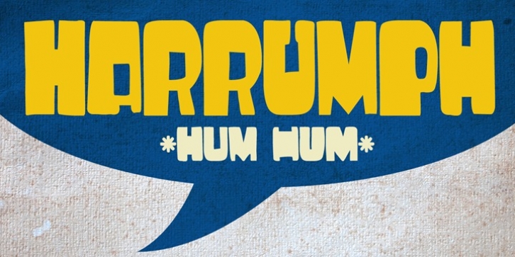 DK Harrumph Font Download