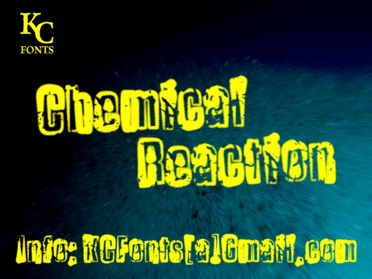 Chemical Reacti Font Download