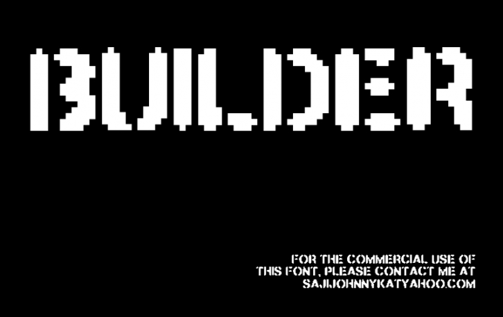 BUILDER Font Download