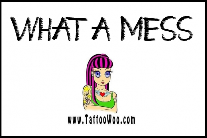 What a Mess Font Download