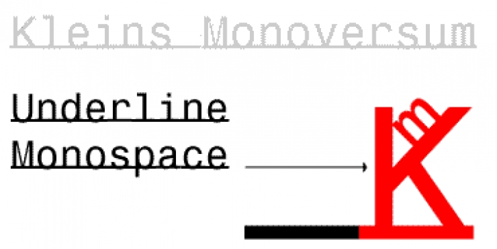 UnderlineMonospace Font Download
