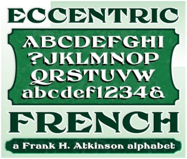 FHA Eccentric French Font Download