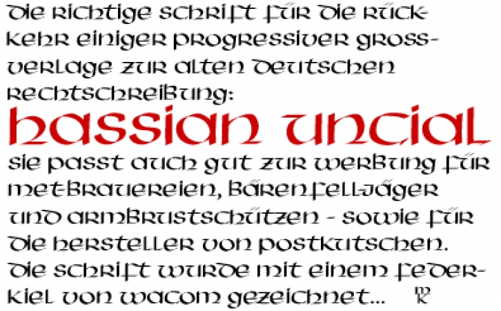 HassianUncial Font Download