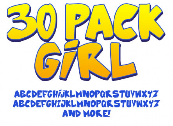 30 Pack Girl Font Download