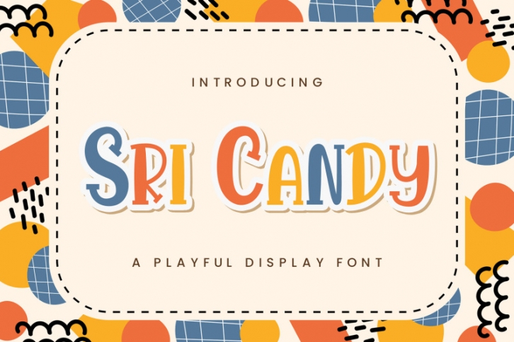 Sri Candy - Playful Display Font Font Download