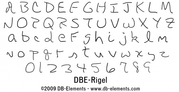 DBE-Rigel Font Download