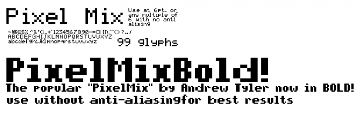 Pixelmix Font Download