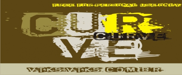VTKS CURVE Font Download