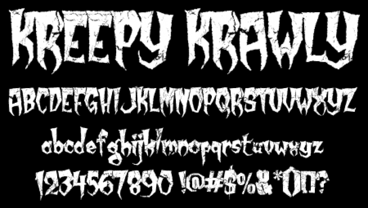 Kreepy Krawly Font Download