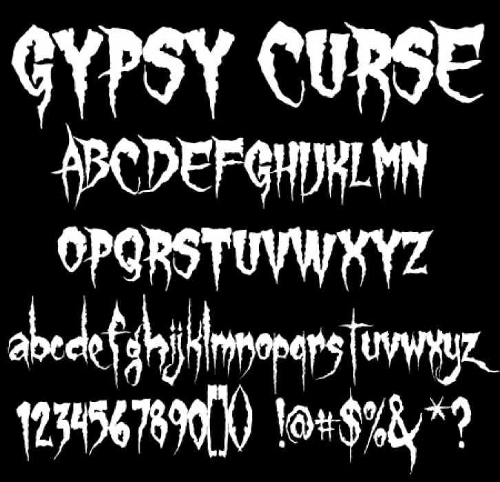 Gypsy Curse Font Download