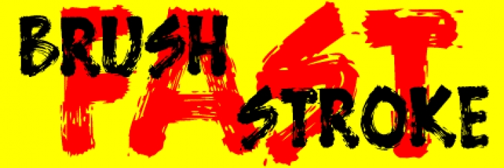 Brush StrokeFas Font Download