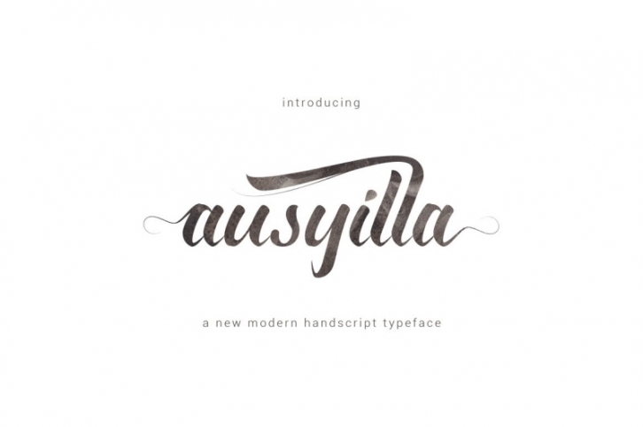 Ausyilla Typeface Font Download