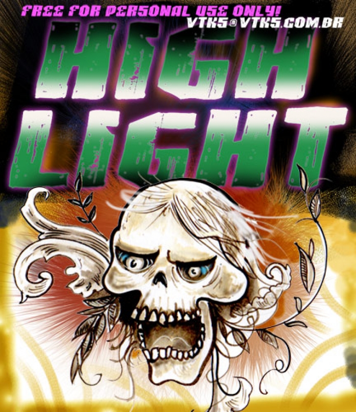 VTKS HIGHLIGHT Font Download