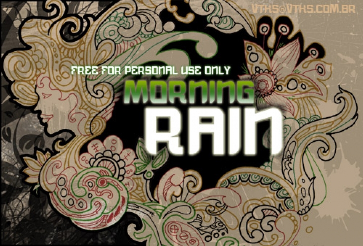 Vtks morning rai Font Download