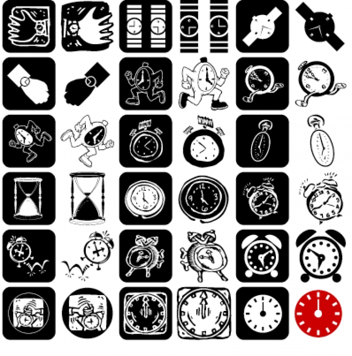 AroundTheClock Font Download