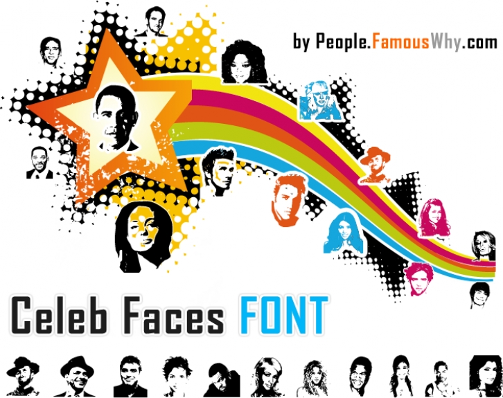 Celeb Faces Font Download
