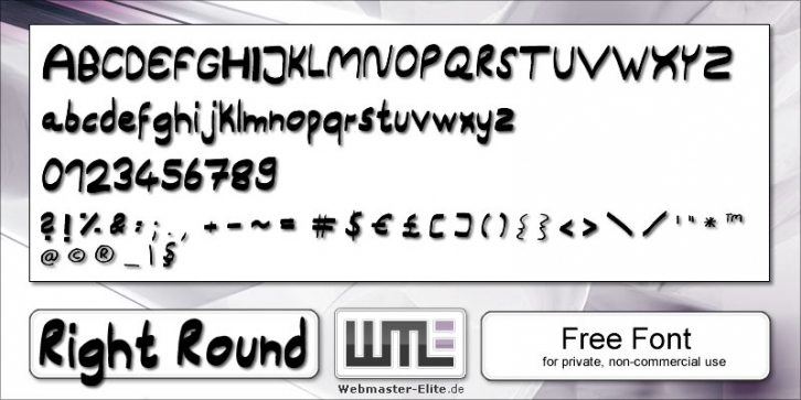 Right Round Font Download