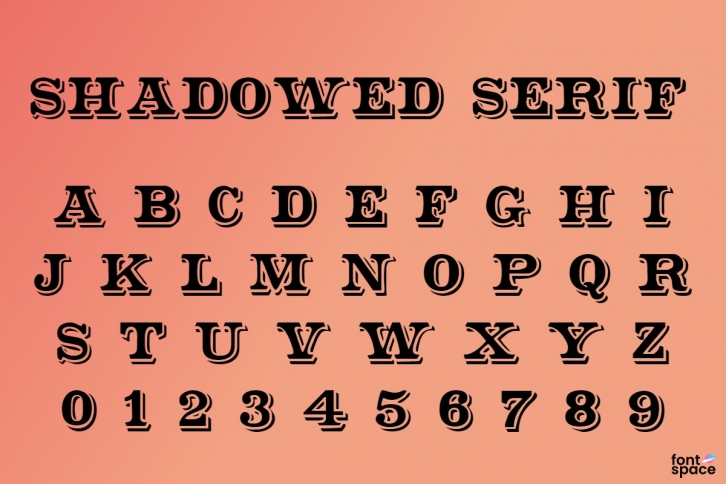 Shadowed Serif Font Download