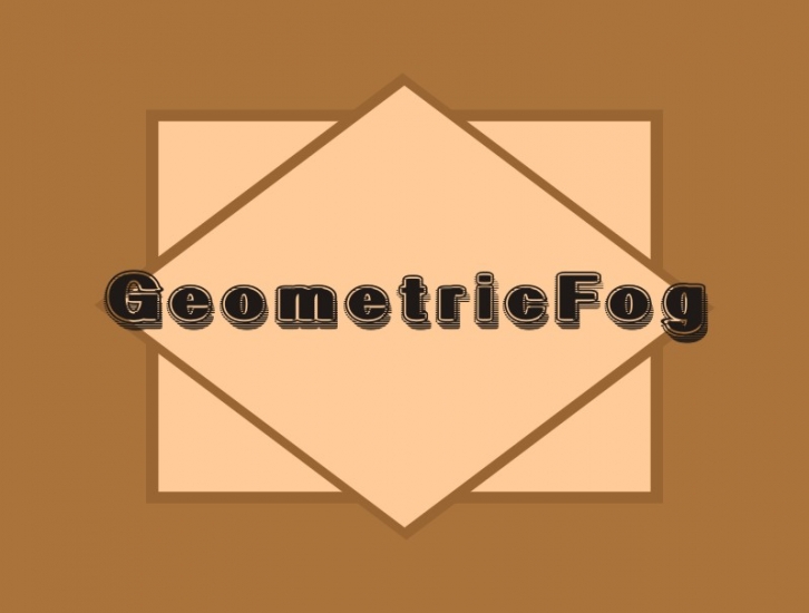 GeometricFog Font Download