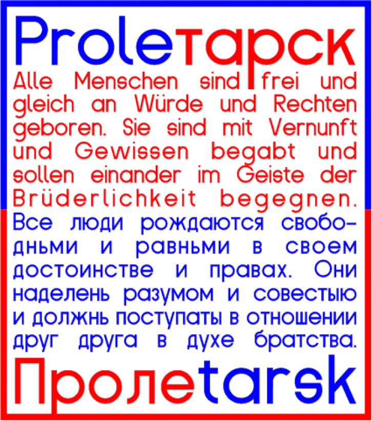 Proletarsk Font Download