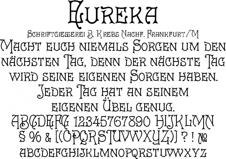 Eureka Font Download