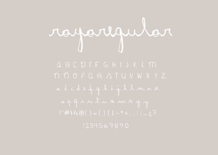 Rayairregular Font Download