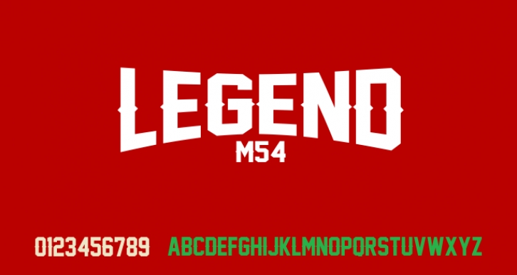 Legend M54 Font Download