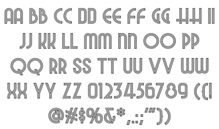 Night At The Opera N Font Download