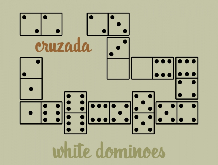 WhiteDominoes Font Download