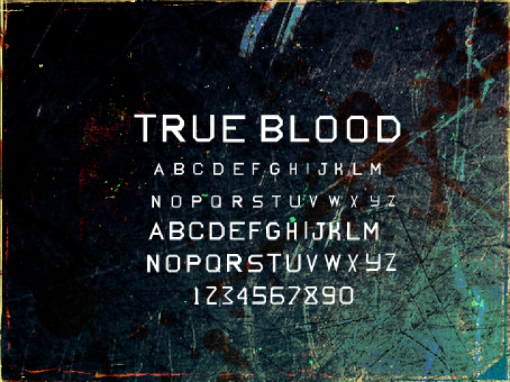 True Blood Font Download