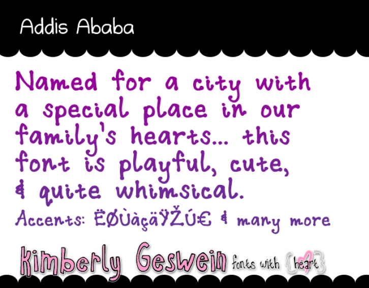 Addis Ababa Font Download