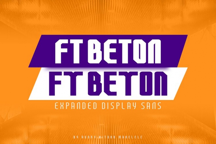 FT Beton Expanded Font Download