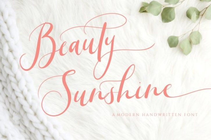 Beauty Sunshine Font Download