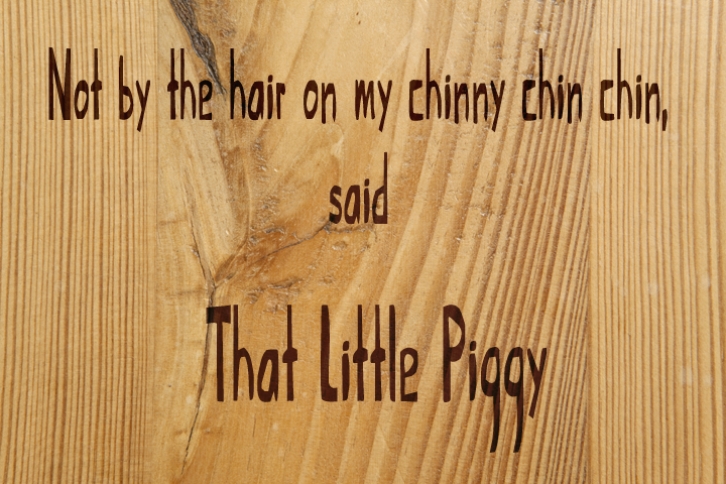 That Little Piggy Font Download