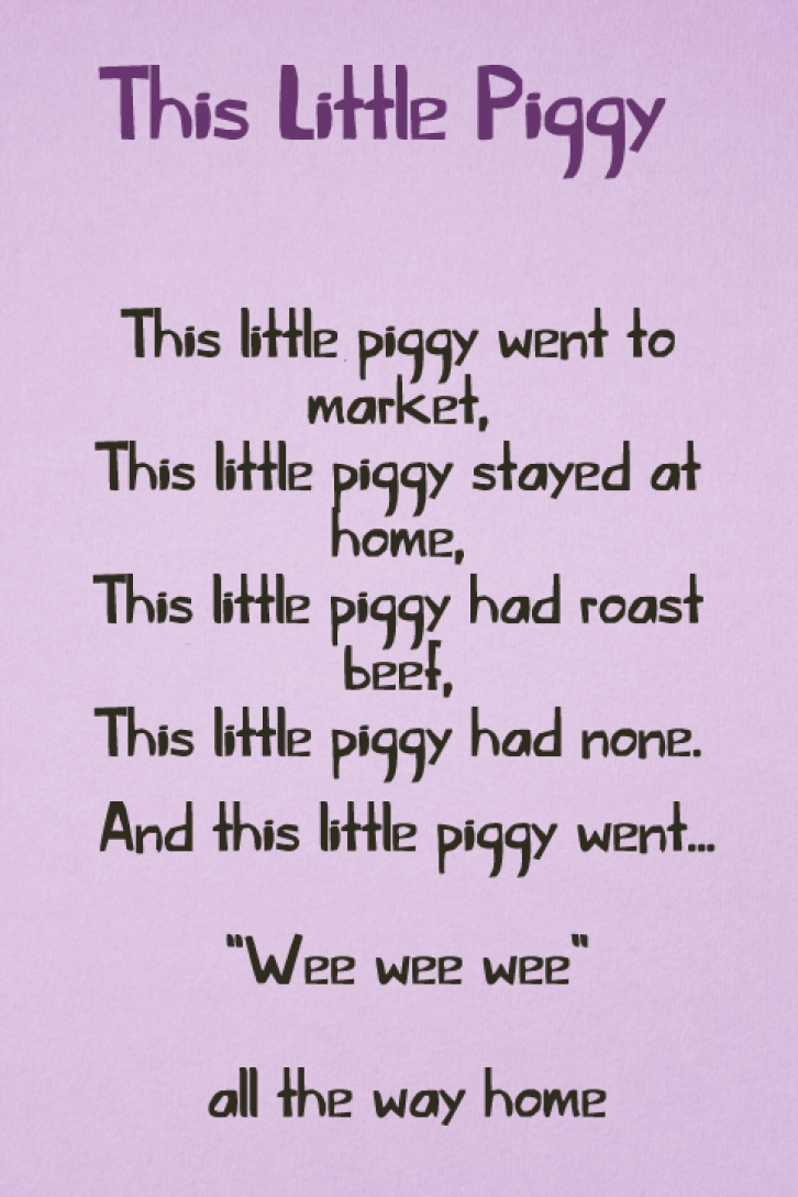 This Little Piggy Font Download
