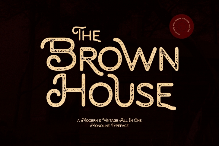 Brown House Font Download