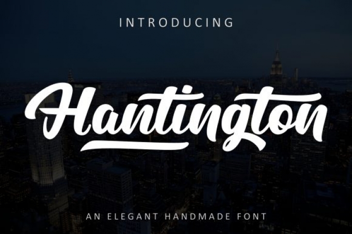 Hantington Font Download