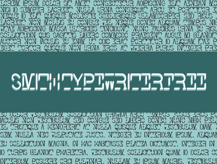 Smith-TypewriterFree Font Download