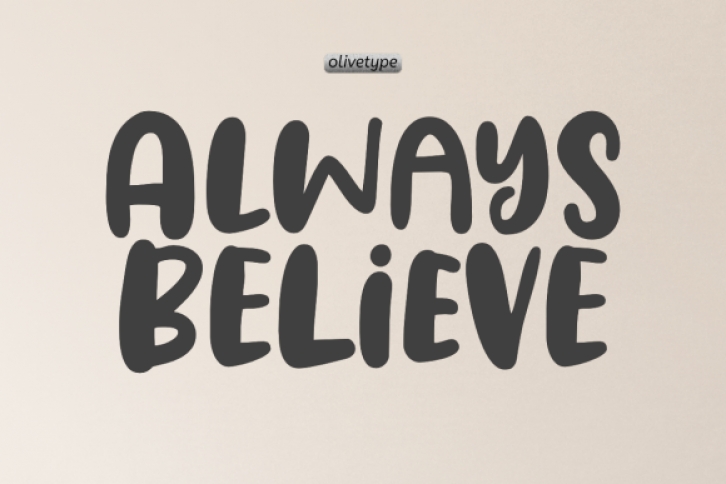 Always Believe Font Download