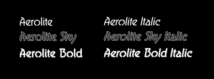 Aerolite Font Download