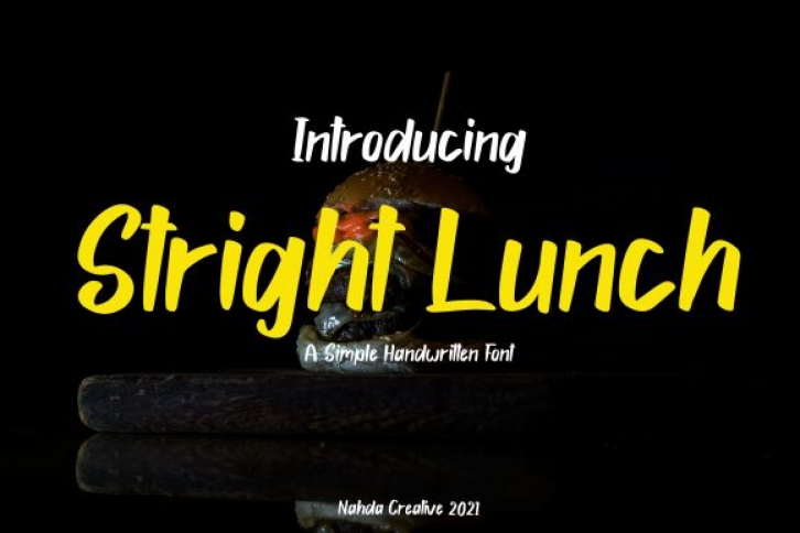 Stright Lunch Font Download