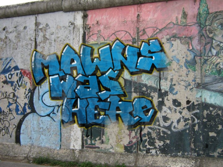 MAWNS' Graffiti Filled Font Download