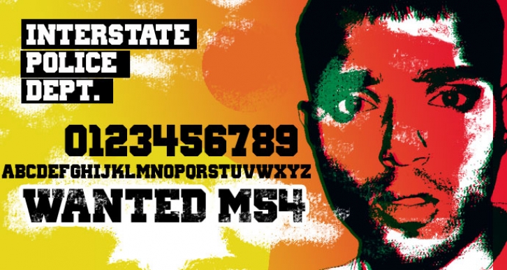 Wanted M54 Font Download