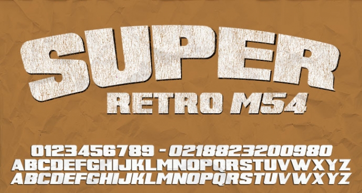 Super Retro M54 Font Download