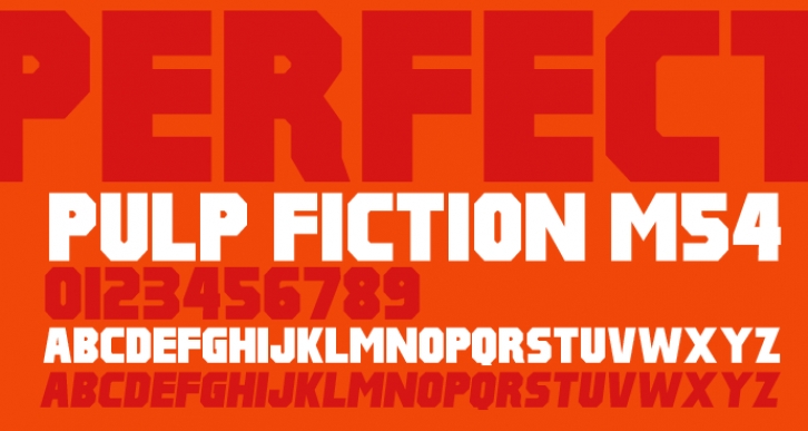 Pulp Fiction M54 Font Download